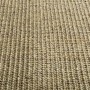 Alfombra de sisal natural verde 66x350 cm