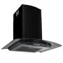 Campana extractora pared 60 cm acero inoxidable 756 m³/h negro de vidaXL, Extractores - Ref: Foro24-50709, Precio: 203,21 €
