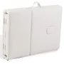 Cream white 4-body folding aluminum massage table by vidaXL, massage tables - Ref: Foro24-110100, Price: 210,24 €, Discount: %