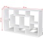 Hängeregal mit 8 weißen Fächern von vidaXL, Regale und Regale - Ref: Foro24-242548, Preis: 42,71 €, Rabatt: %