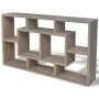 Suspended shelf with 8 compartments in oak color by vidaXL, Shelves and shelves - Ref: Foro24-242549, Price: 45,60 €, Discoun...