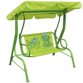 Balancín infantil de acero verde de vidaXL, Balancines de jardín - Ref: Foro24-41841, Precio: 114,08 €, Descuento: %