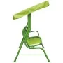 Kinderwippe aus grünem Stahl von vidaXL, Gartenwippen - Ref: Foro24-41841, Preis: 114,08 €, Rabatt: %