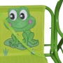 Balancín infantil de acero verde