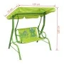 Kinderwippe aus grünem Stahl von vidaXL, Gartenwippen - Ref: Foro24-41841, Preis: 114,08 €, Rabatt: %