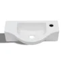 White ceramic sink with faucet hole by vidaXL, Sinks - Ref: Foro24-141930, Price: 53,00 €, Discount: %