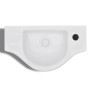 Weißes Keramikwaschbecken mit Hahnloch von vidaXL, Sinkt - Ref: Foro24-141930, Preis: 66,48 €, Rabatt: %