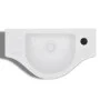 White ceramic sink with faucet hole by vidaXL, Sinks - Ref: Foro24-141930, Price: 53,00 €, Discount: %