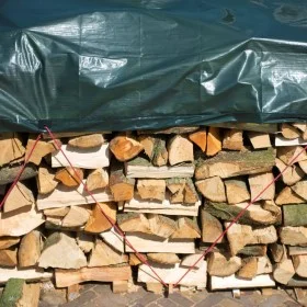 Nature -Brennholzplane 3x4 m, grünes Polyethylen 6072418 von Nature, Gartenzubehör - Ref: Foro24-407100, Preis: 27,90 €, Raba...