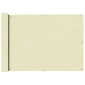 Balcony awning in cream Oxford fabric 75x400 cm by vidaXL, Umbrellas - Ref: Foro24-42336, Price: 18,08 €, Discount: %