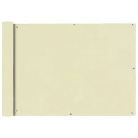 Balcony awning in cream Oxford fabric 75x400 cm by vidaXL, Umbrellas - Ref: Foro24-42336, Price: 18,08 €, Discount: %