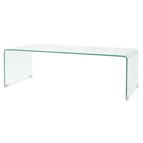 Tempered glass transparent coffee table 98x45x30 cm by vidaXL, Coffee table - Ref: Foro24-244189, Price: 203,07 €, Discount: %
