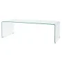 Tempered glass transparent coffee table 98x45x30 cm by vidaXL, Coffee table - Ref: Foro24-244189, Price: 200,38 €, Discount: %