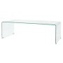 Transparenter Couchtisch aus gehärtetem Glas 98x45x30 cm von vidaXL, Couchtisch - Ref: Foro24-244189, Preis: 185,25 €, Rabatt: %