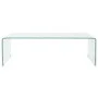 Tempered glass transparent coffee table 98x45x30 cm by vidaXL, Coffee table - Ref: Foro24-244189, Price: 200,38 €, Discount: %