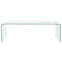 Transparenter Couchtisch aus gehärtetem Glas 98x45x30 cm von vidaXL, Couchtisch - Ref: Foro24-244189, Preis: 185,25 €, Rabatt: %