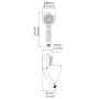 RIDDER Duschset Massageduschkopf 8 Stufen St. Lucia chrom 91110 von RIDDER, Duschköpfe - Ref: Foro24-421511, Preis: 26,50 €, ...