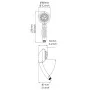 RIDDER Duschset Massageduschkopf 8 Stufen St. Lucia chrom 91110 von RIDDER, Duschköpfe - Ref: Foro24-421511, Preis: 21,76 €, ...