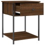 Nachttisch aus eichenbraunem Holzwerkstoff, 44 x 45 x 58 cm von vidaXL, Nachttische - Ref: Foro24-825851, Preis: 41,62 €, Rab...