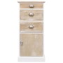 Paulownia wood auxiliary cabinet 38x28x86 cm by vidaXL, Drawers - Ref: Foro24-284075, Price: 141,68 €, Discount: %