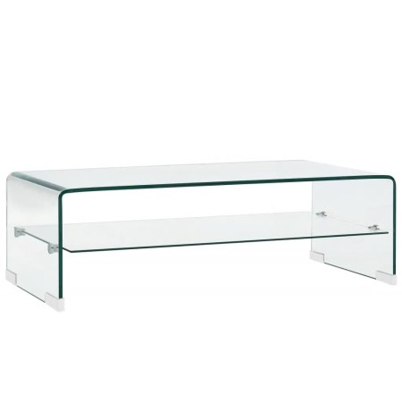 Transparenter Couchtisch aus gehärtetem Glas 98x45x31 cm von vidaXL, Couchtisch - Ref: Foro24-284745, Preis: 219,89 €, Rabatt: %