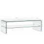 Transparenter Couchtisch aus gehärtetem Glas 98x45x31 cm von vidaXL, Couchtisch - Ref: Foro24-284745, Preis: 219,89 €, Rabatt: %