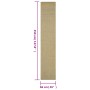 Alfombra de sisal natural verde 66x350 cm