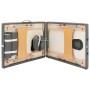 2-Zonen Massageliege anthrazit Holzgestell 186x68 cm von vidaXL, Massageliegen - Ref: Foro24-110171, Preis: 162,75 €, Rabatt: %