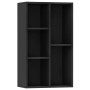 Schwarzes Sperrholzregal/Sideboard 50x25x80 cm von vidaXL, Bücherregale und Regale - Ref: Foro24-800163, Preis: 48,25 €, Raba...