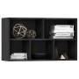 Schwarzes Sperrholzregal/Sideboard 50x25x80 cm von vidaXL, Bücherregale und Regale - Ref: Foro24-800163, Preis: 48,25 €, Raba...