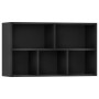 Schwarzes Sperrholzregal/Sideboard 50x25x80 cm von vidaXL, Bücherregale und Regale - Ref: Foro24-800163, Preis: 48,25 €, Raba...