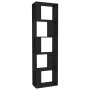 Estantería/divisor madera contrachapada negro 45x24x159 cm de vidaXL, Librerías y estanterías - Ref: Foro24-800109, Precio: 6...