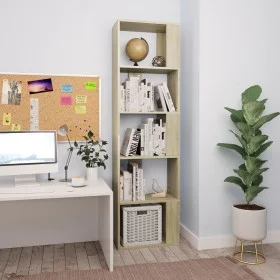 Regal aus Sonoma-Eichensperrholz, 45 x 24 x 159 cm von vidaXL, Bücherregale und Regale - Ref: Foro24-800111, Preis: 62,54 €, ...