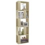 Sonoma oak plywood shelving 45x24x159 cm by vidaXL, Bookcases and shelves - Ref: Foro24-800111, Price: 59,74 €, Discount: %