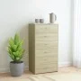Sideboard mit 6 Schubladen aus Sonoma-Eichensperrholz, 50 x 34 x 96 cm von vidaXL, Sideboards - Ref: Foro24-800669, Preis: 90...