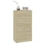 Sideboard mit 6 Schubladen aus Sonoma-Eichensperrholz, 50 x 34 x 96 cm von vidaXL, Sideboards - Ref: Foro24-800669, Preis: 90...