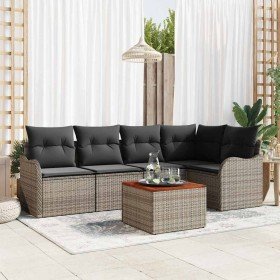 Conjunto de sofá de jardín 6 pcs Gris Conjunto de sofá de jardín 6 pcs Gris