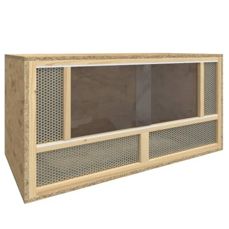 Plywood terrarium 80x40x40 cm by vidaXL, Cages and habitats for small animals - Ref: Foro24-170886, Price: 92,96 €, Discount: %