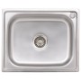Fregadero de camping de un seno acero inoxidable de vidaXL, Fregaderos - Ref: Foro24-151210, Precio: 163,99 €, Descuento: %