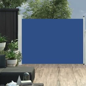 Retractable side garden awning blue 100x500 cm by vidaXL, Umbrellas - Ref: Foro24-48384, Price: 79,21 €, Discount: %