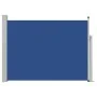 Toldo lateral retráctil de jardín azul 100x500 cm de vidaXL, Sombrillas - Ref: Foro24-48384, Precio: 79,18 €, Descuento: %