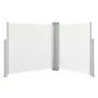 Toldo lateral retráctil color crema 100x600 cm de vidaXL, Sombrillas - Ref: Foro24-48443, Precio: 83,83 €, Descuento: %