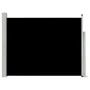 Toldo lateral retráctil de jardín negro 140x500 cm de vidaXL, Sombrillas - Ref: Foro24-48394, Precio: 84,46 €, Descuento: %