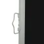 Black retractable garden side awning 140x500 cm by vidaXL, Umbrellas - Ref: Foro24-48394, Price: 84,46 €, Discount: %