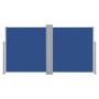 Toldo lateral retráctil azul 140x600 cm de vidaXL, Sombrillas - Ref: Foro24-48458, Precio: 88,43 €, Descuento: %