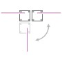 Toldo lateral retráctil azul 140x600 cm de vidaXL, Sombrillas - Ref: Foro24-48458, Precio: 88,43 €, Descuento: %