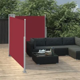 Retractable red side awning 100x600 cm by vidaXL, Umbrellas - Ref: Foro24-48447, Price: 89,39 €, Discount: %