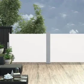 Einziehbare Seitenmarkise cremefarben 120x1000 cm von vidaXL, Sonnenschirme - Ref: Foro24-48479, Preis: 69,55 €, Rabatt: %