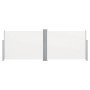 Retractable cream-colored side awning 120x1000 cm by vidaXL, Umbrellas - Ref: Foro24-48479, Price: 70,13 €, Discount: %