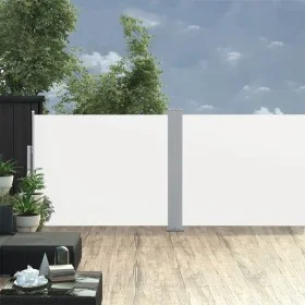 Retractable cream-colored side awning 140x1000 cm by vidaXL, Umbrellas - Ref: Foro24-48485, Price: 75,82 €, Discount: %